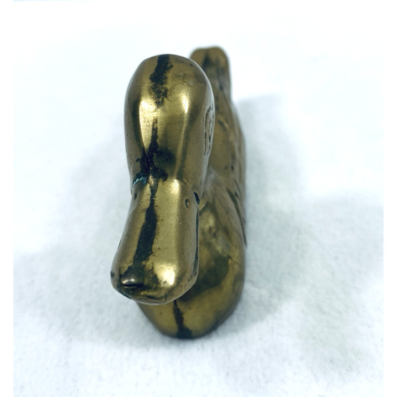 Solid Brass Duck 6" Figurine Mancave Hunter Home Decor - Picture 5 of 6